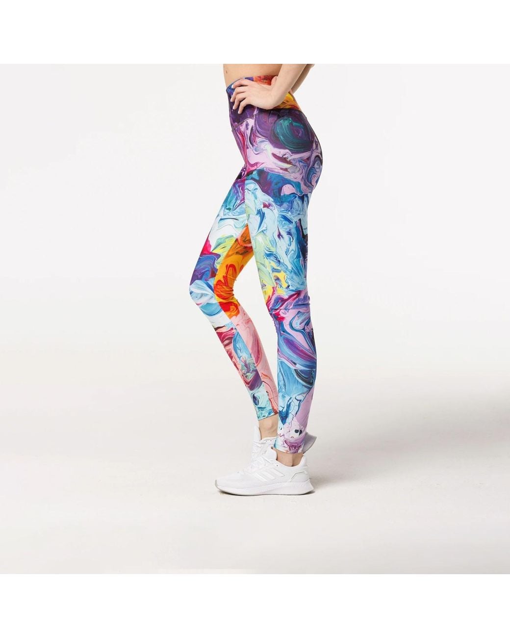 Aloha From Deer Multicolor Paintjob Highwaisted Leggings