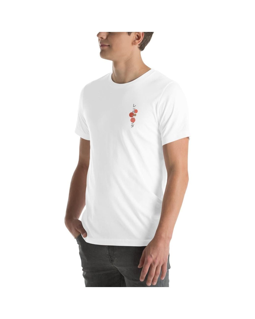 Anchor and Crew White Six Panda Japan Era Organic Cotton T-Shirt for men