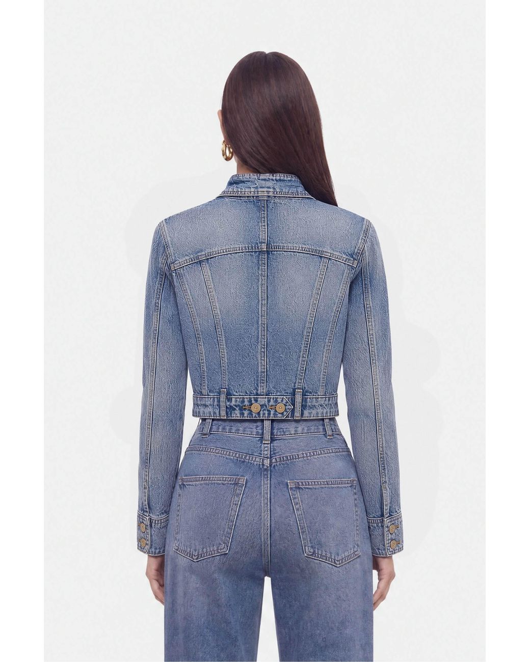 Nocturne Blue High-Waist Barrel Leg Jeans
