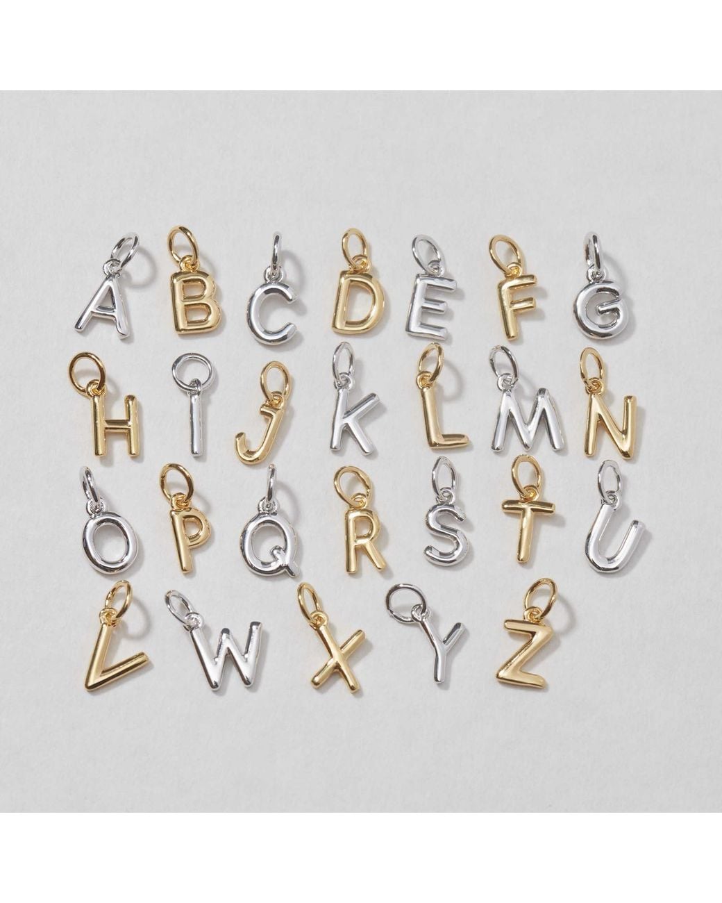 Muru Metallic Little Love Letter Necklace