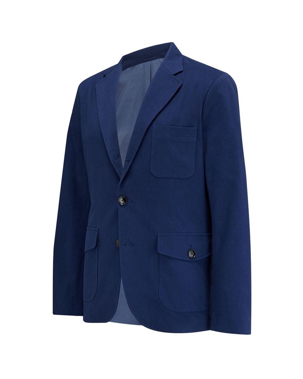 Guards London Blue Ballard Cotton Blazer for men
