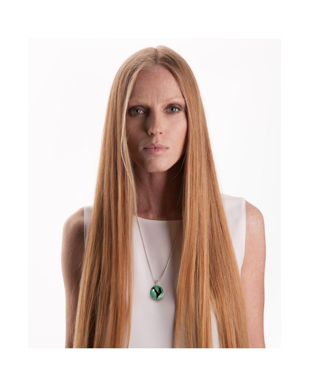 Laura Daili Green Baltic Sea Whisper Pendant