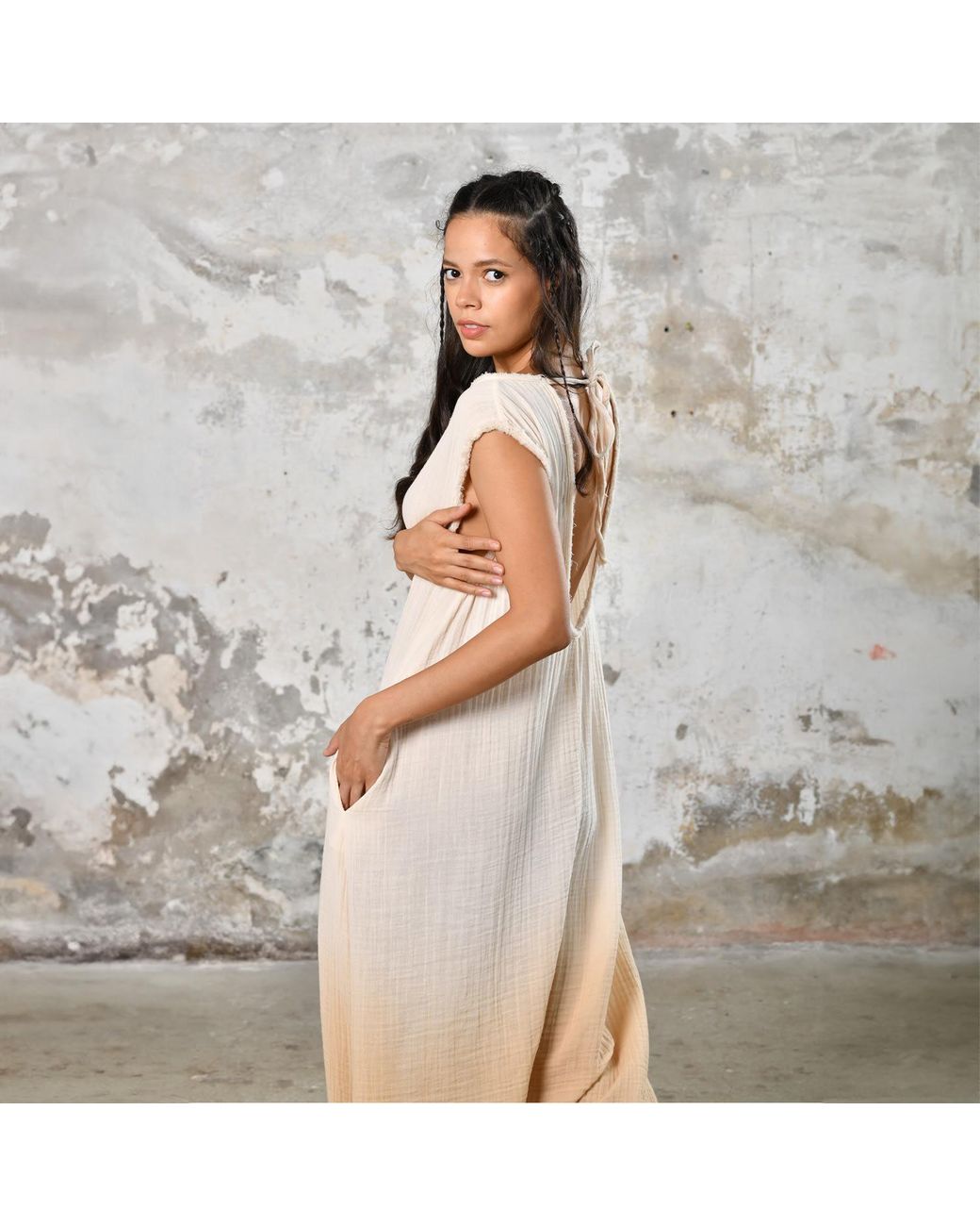 Zhenabia Natural Neutrals Grace Jumpsuit