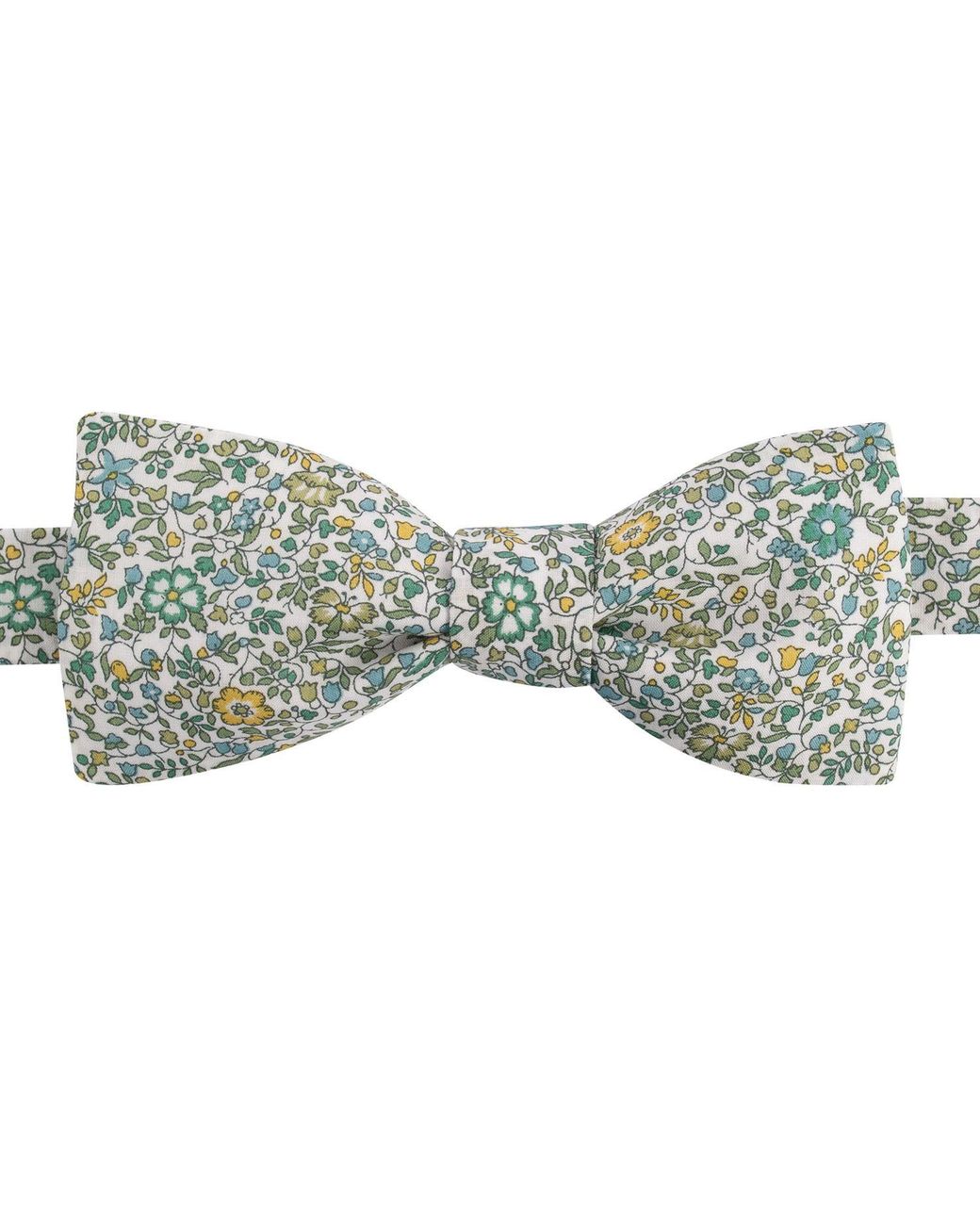 LE COLONEL Blue Lime Katie & Millie Liberty Bow Tie for men
