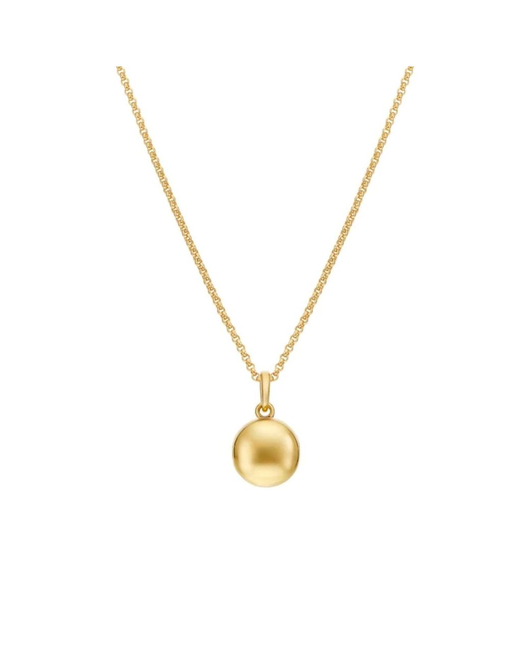 Dinny Hall Metallic Button Locket Necklace