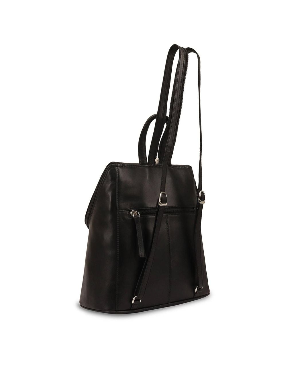 Lloyd Baker Black Padma Leather Backpack