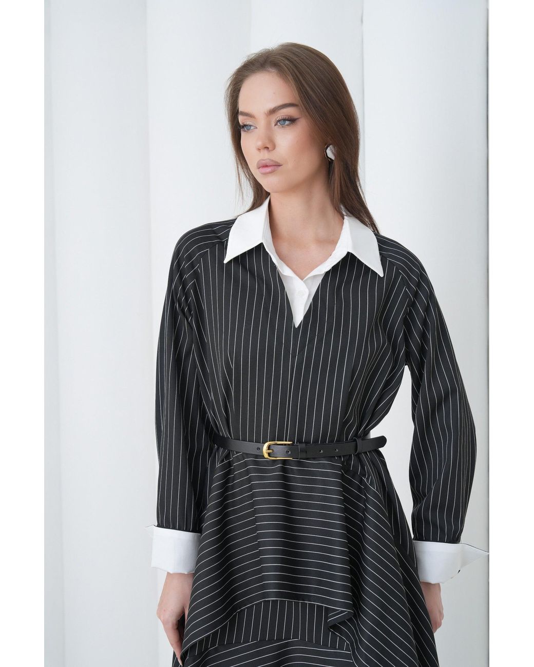 Lumina Eligma Black Aurelia Sculpt Dress
