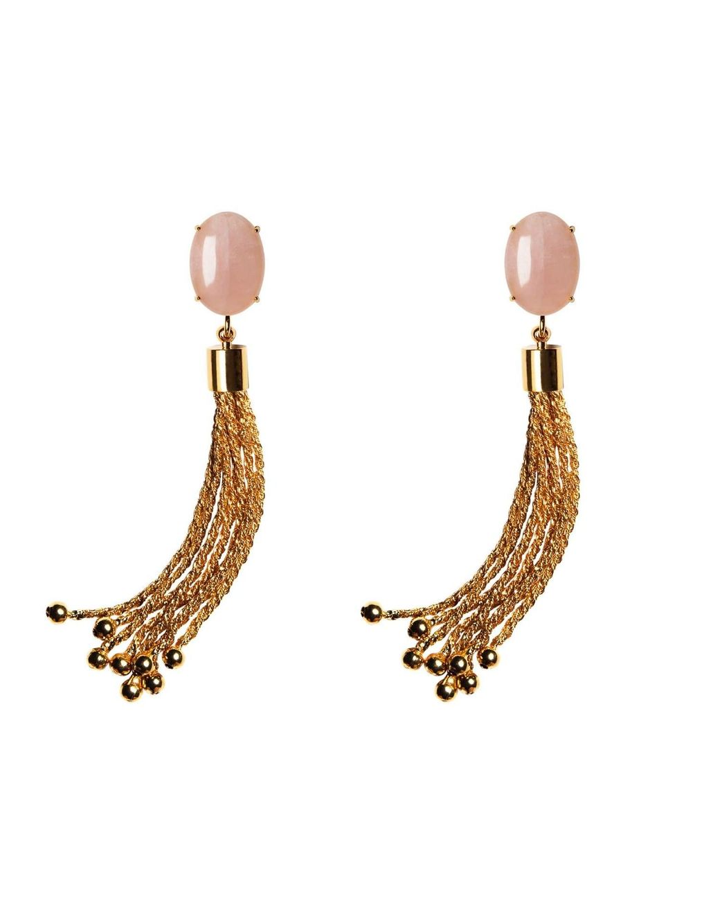Crystalline Jewellery Metallic Rose Cascade Earrings