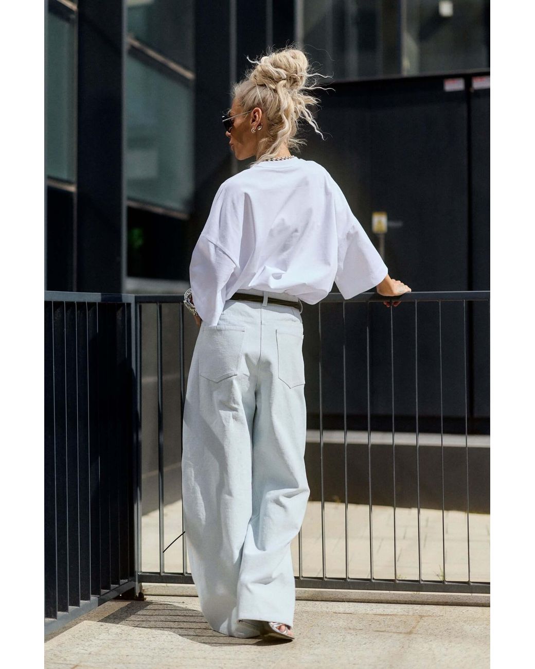 Clothes by Locker Room Gray Wide-Leg Denim Pants