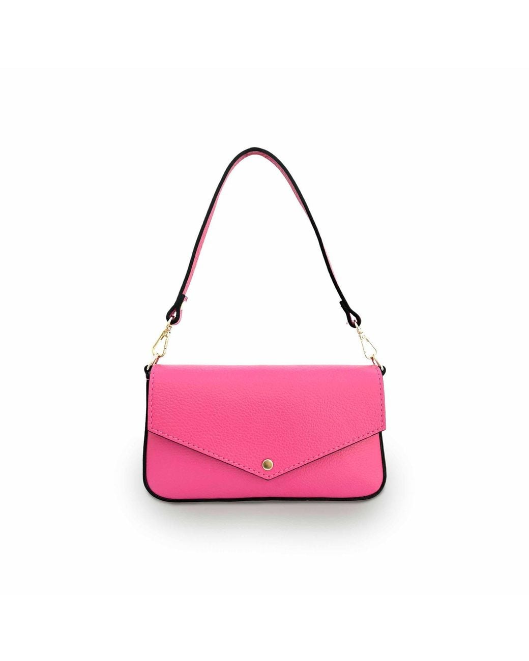 Apatchy London Pink The Munro Barbie Leather Shoulder Bag