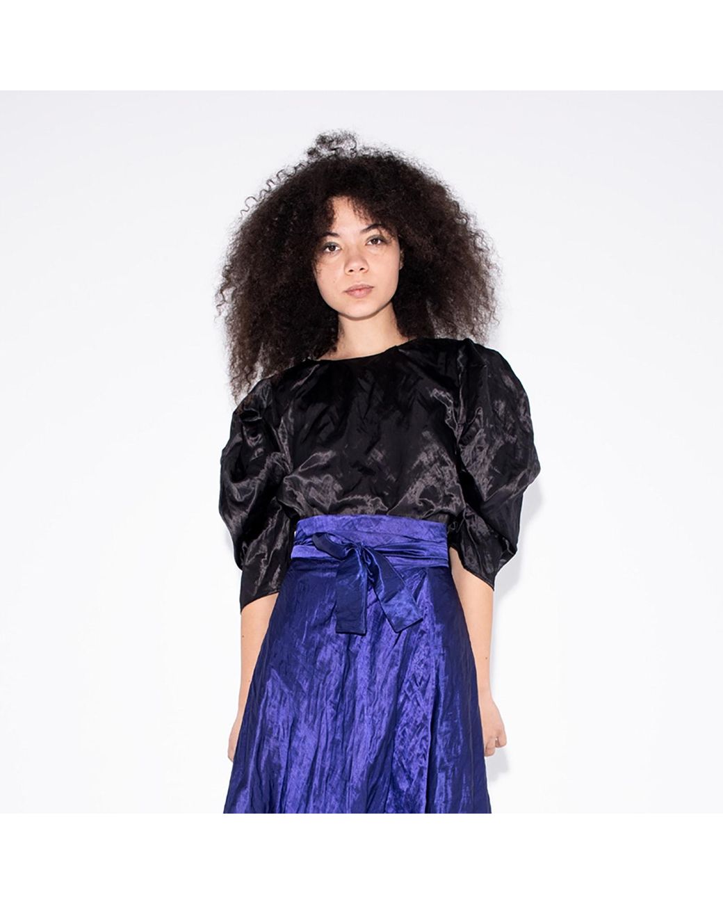 Bianca Popp Black Victorian Sleeves Blouse