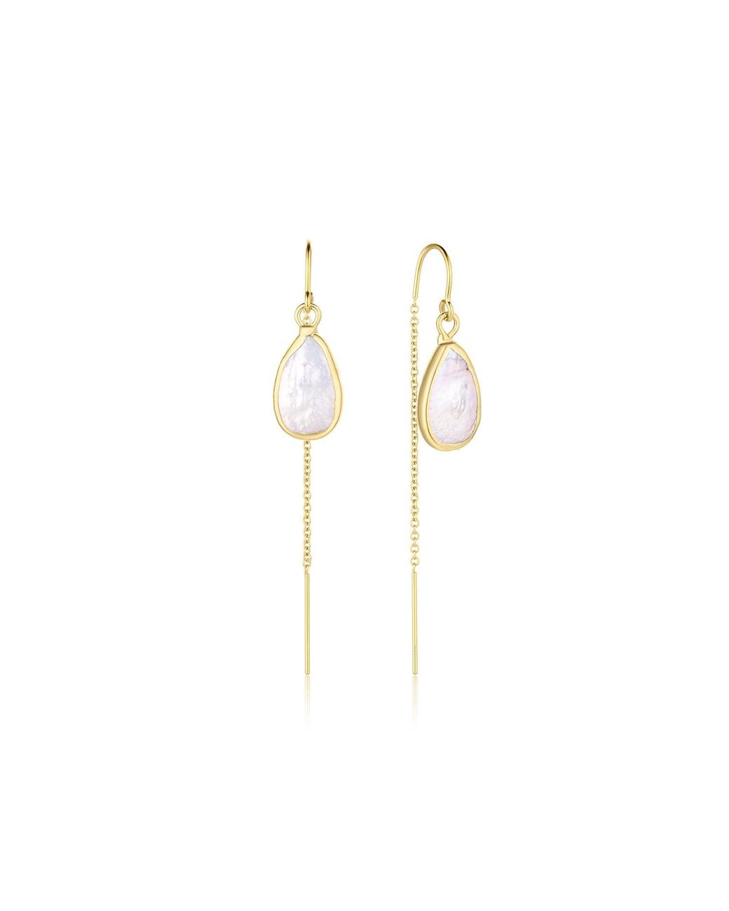 SET & STONES White Carrie Threaders