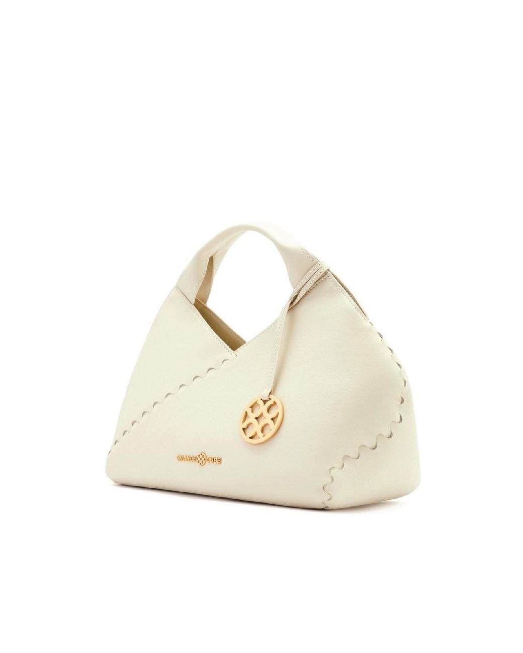 Orange Cube Natural Fortune Cookie Mini Tote