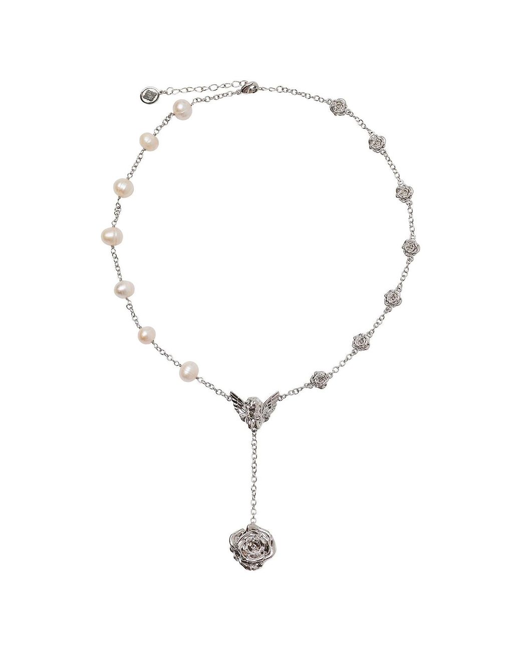 Ogé Jewelry Brown Devotion Pearl Drop Necklace – Intentional Jewelry For Self-Love