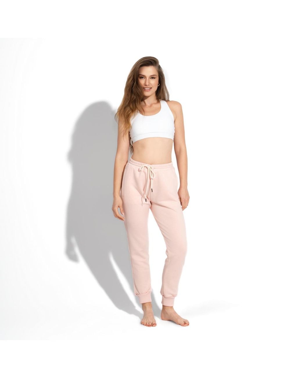 Maison Tangerine Pink Set Tracksuit Zip-Up Hoodie & Joggers Premium Cotton
