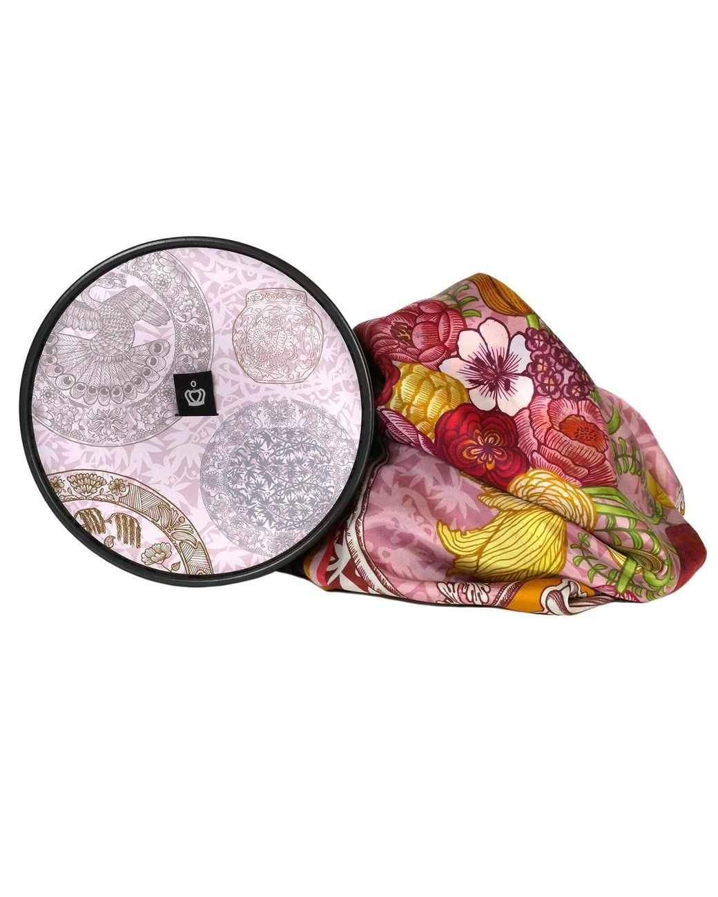 Kueen Pink Silk Scarf