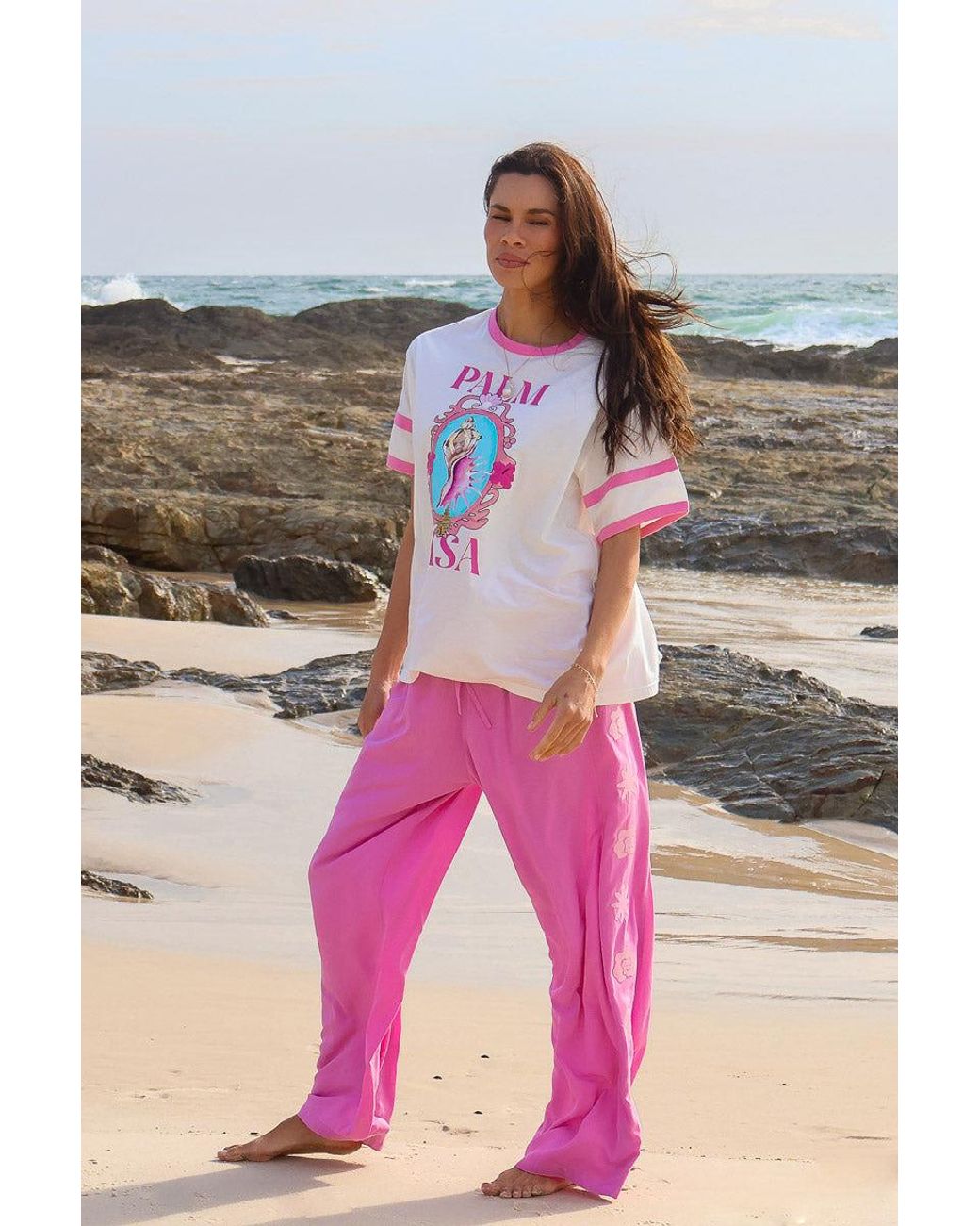 Palm Collective Pink Romi Pants