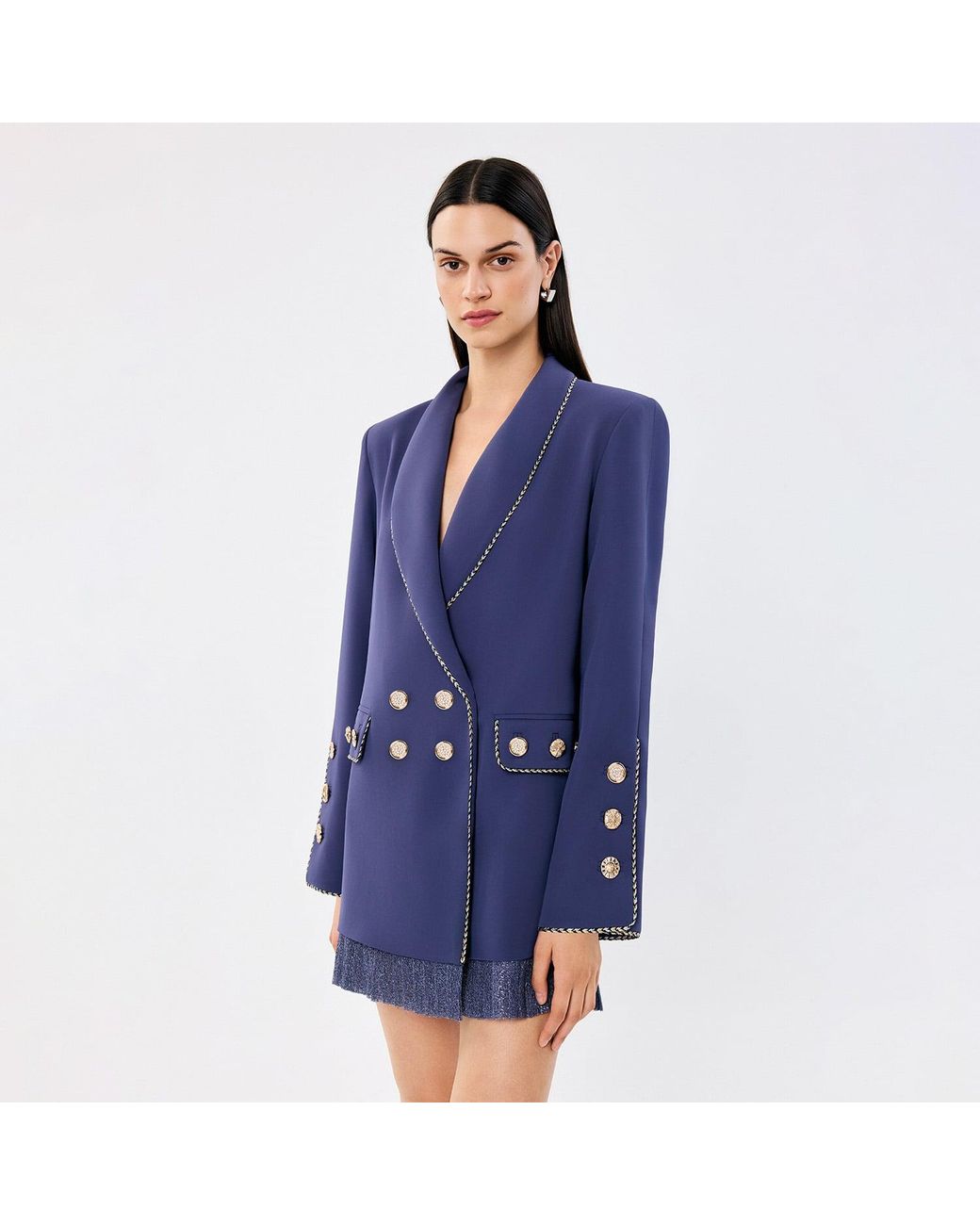 Saint Ones Blue Abell Dress İN İNdigo