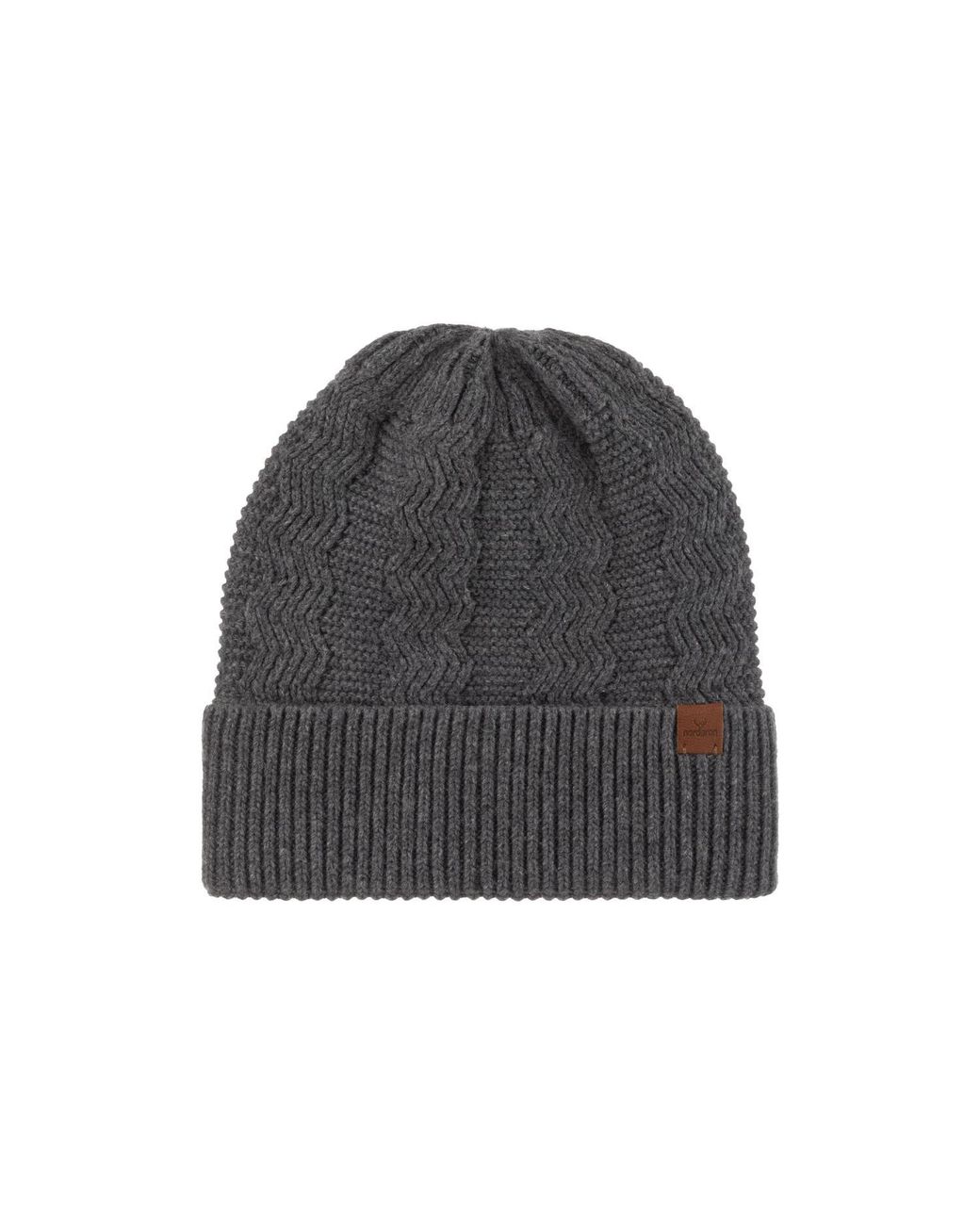 Norbron Gray Kordec Dark Beanie for men