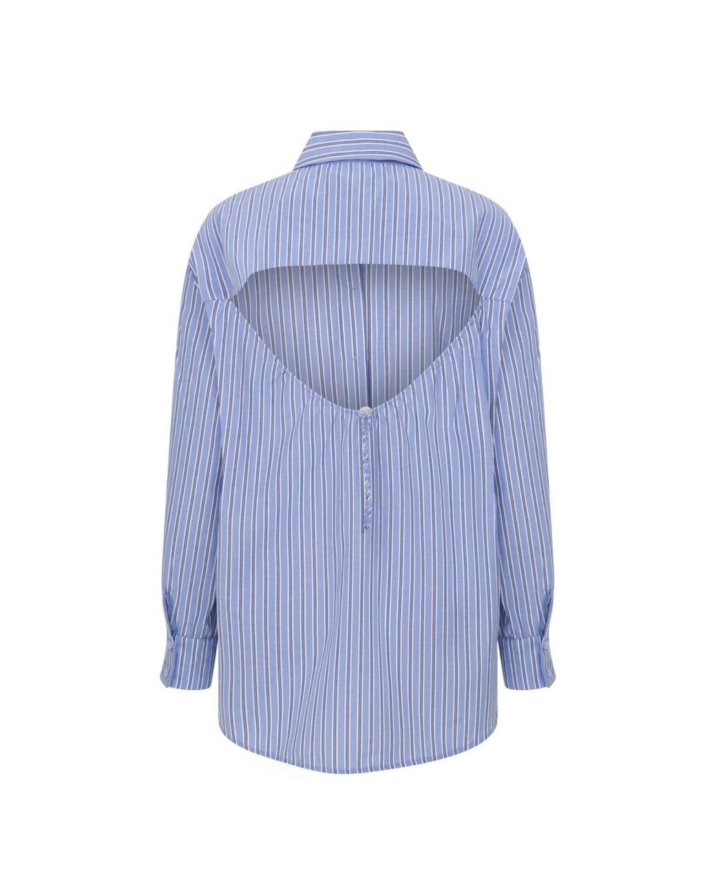 Thisisu Collection Blue Skyline Stripes Shirt