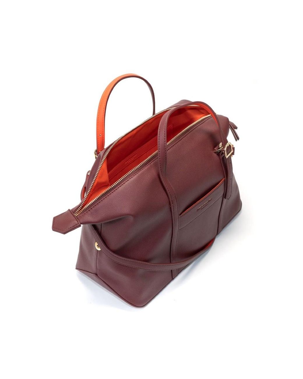 CAMPO MARZIO Roma 1933 Purple Ariana Bowling Bag