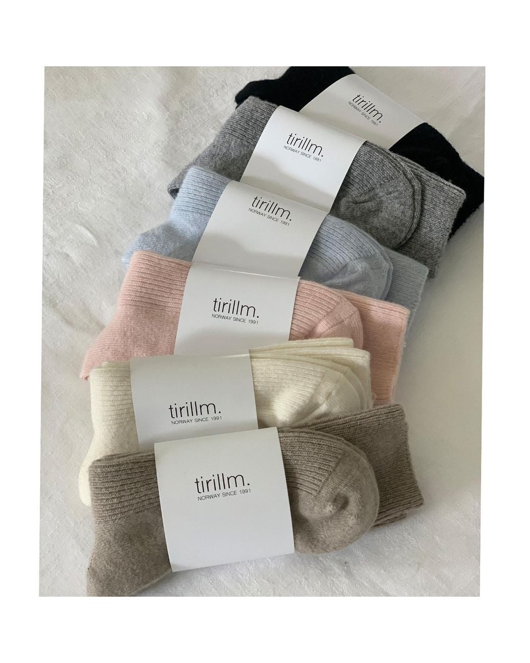 tirillm Gray Kaja Socks