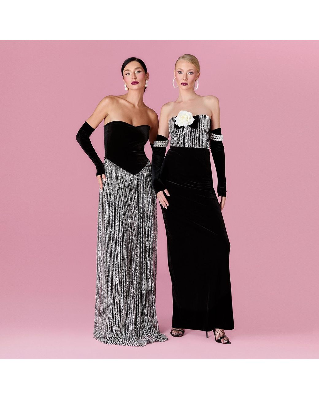 Nur Karaata Black Isadora Dress