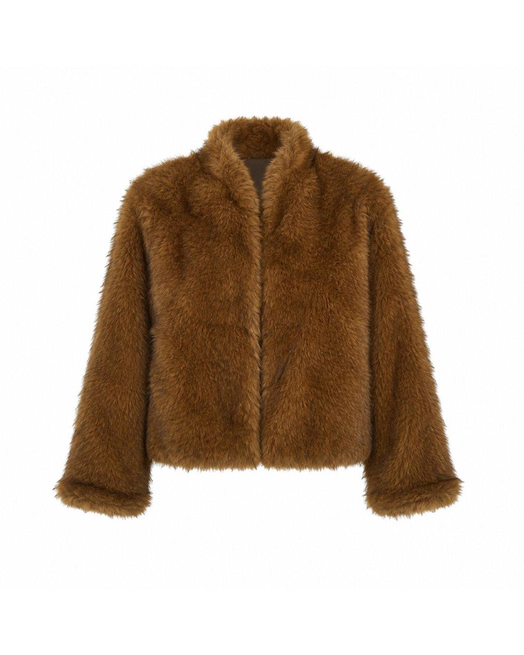 Ats the Label Brown Camille Faux Fur Jacket