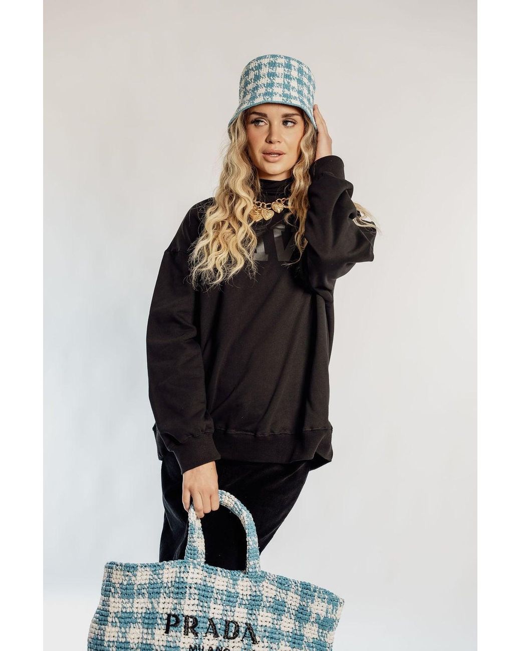 Rave on Trend Black Oversized Rave