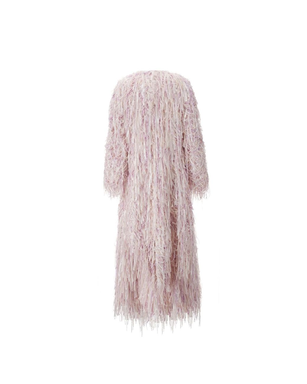 RUE AGTHONIS Pink Crayon Coat