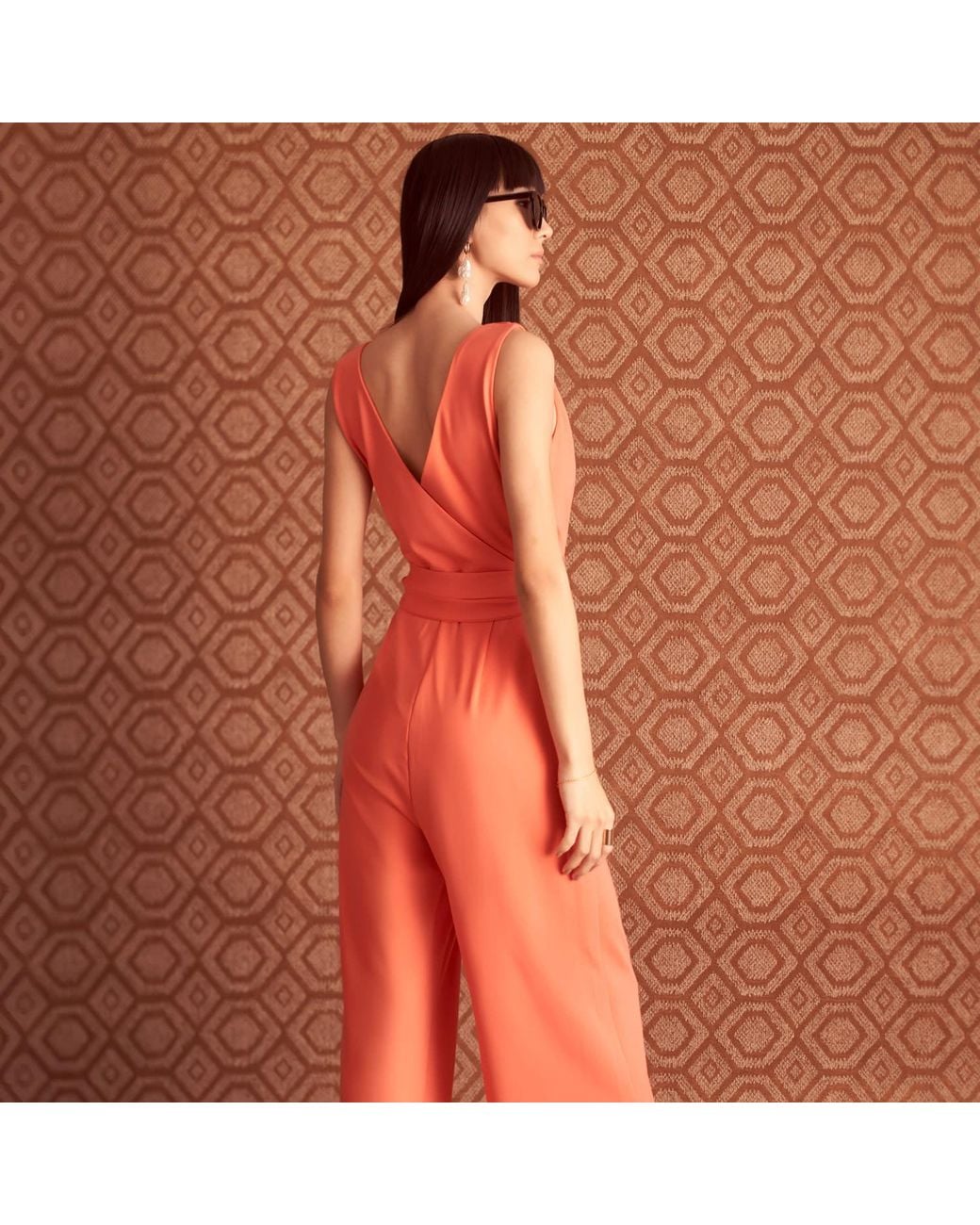 Emma Wallace Red Lora Jumpsuit