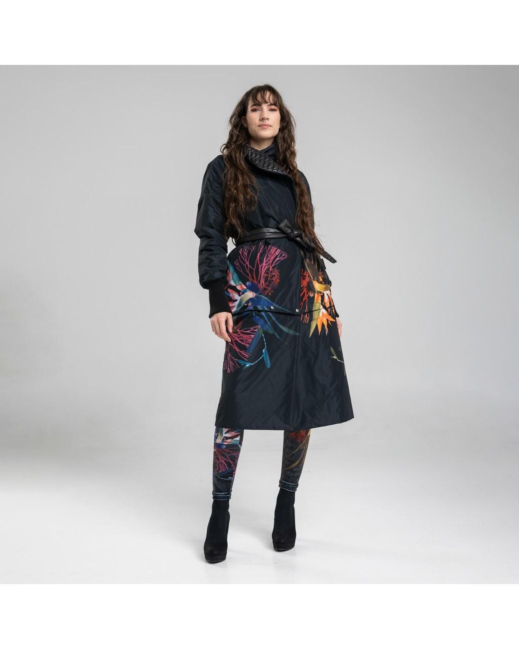 ARTISTA Blue Versatile Reversible Quilted Jacket
