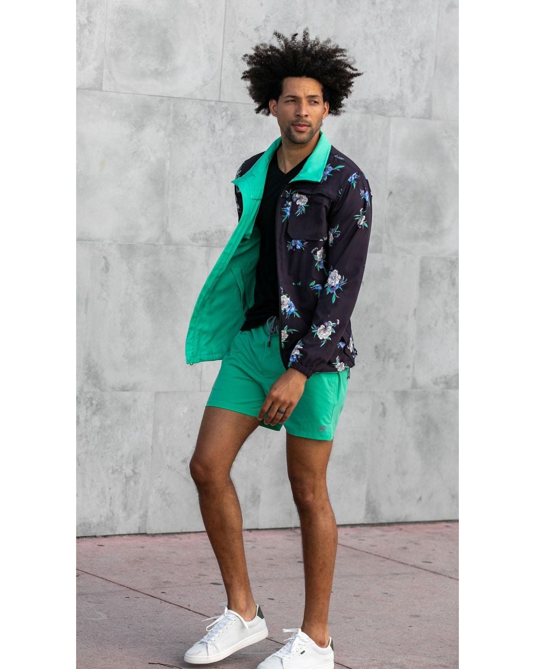 Lords of Harlech Green Quack Swim Short for men