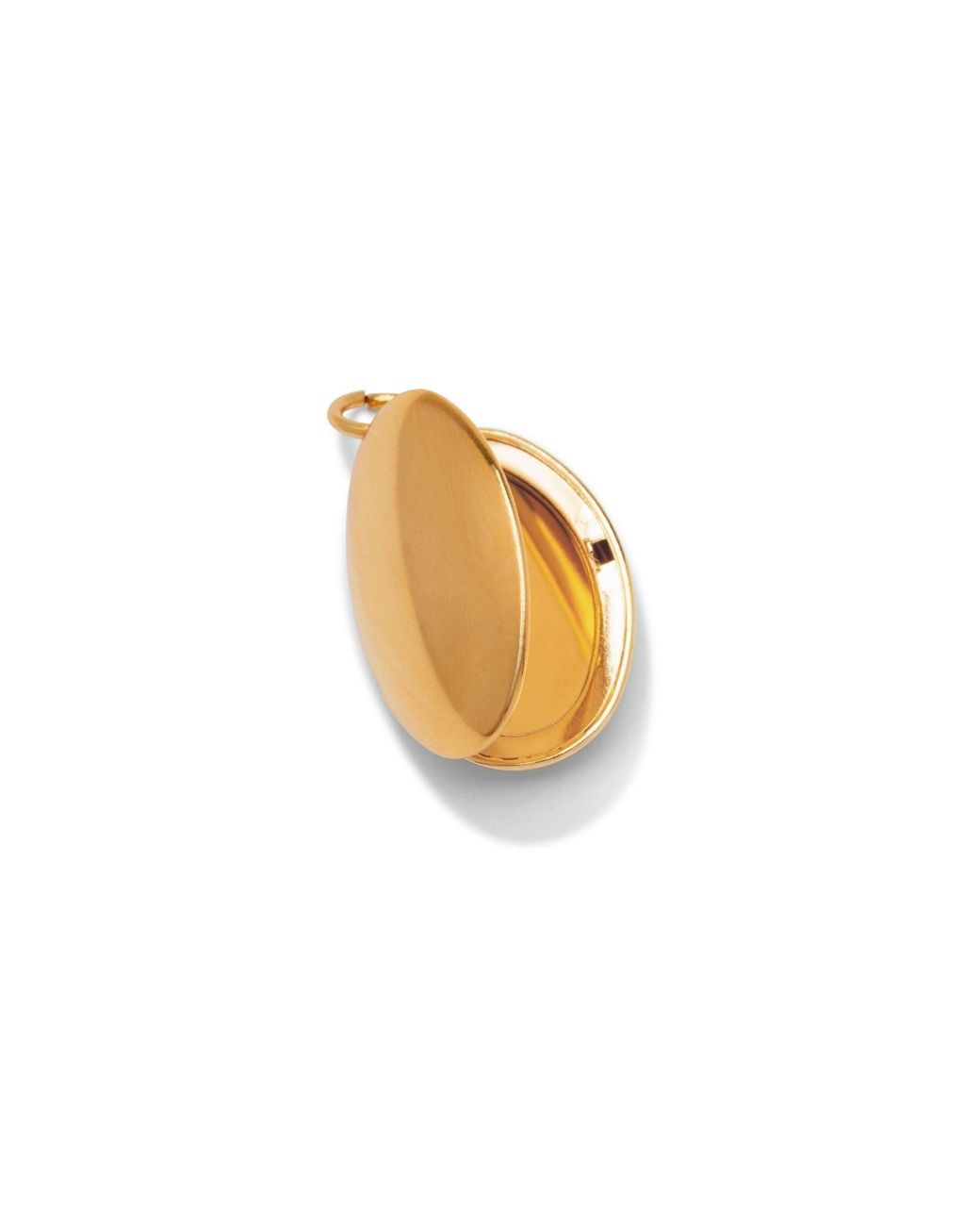 Jaredjamin Metallic Smooth Necklace Pendant Locket