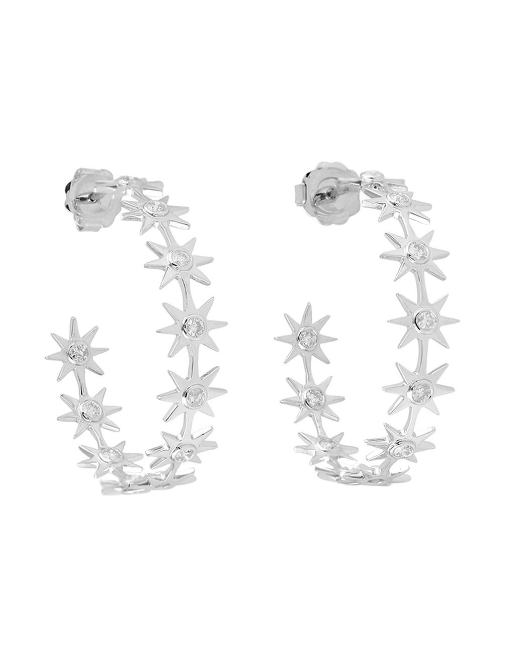 Artisan Metallic Natural Diamond huggie Earrings 18k Gold Diamond