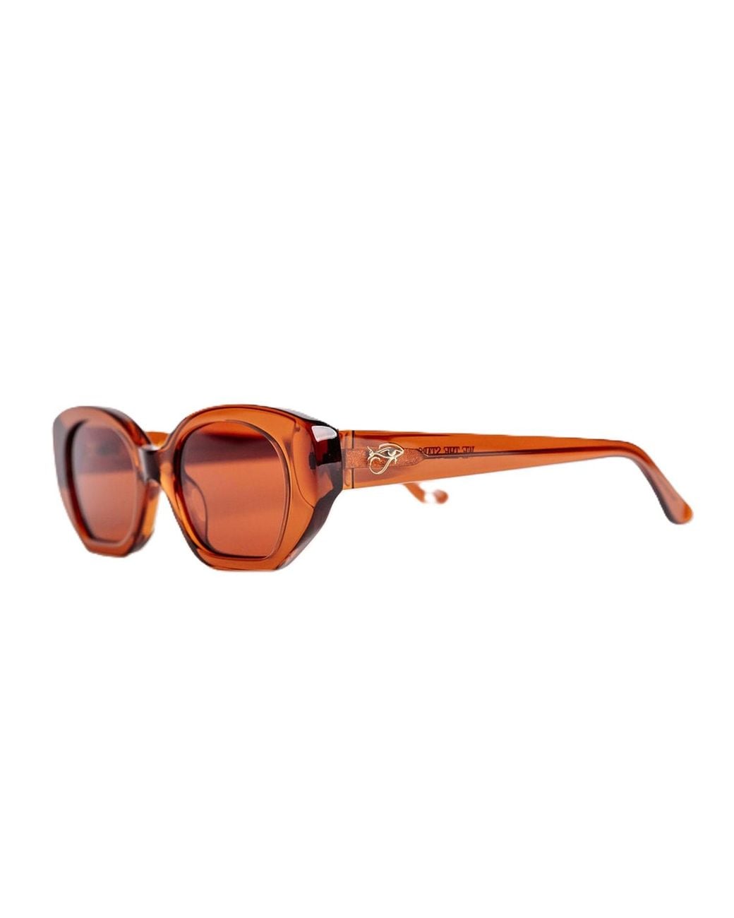 We the Stars Brown Nefertiti Sunglasses