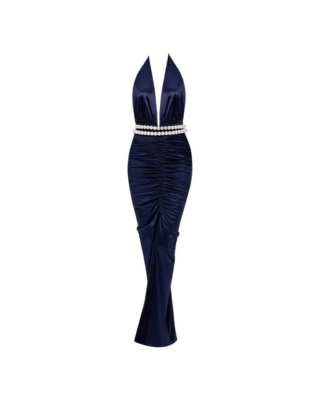 Nur Karaata Blue Midnight Empire Dress