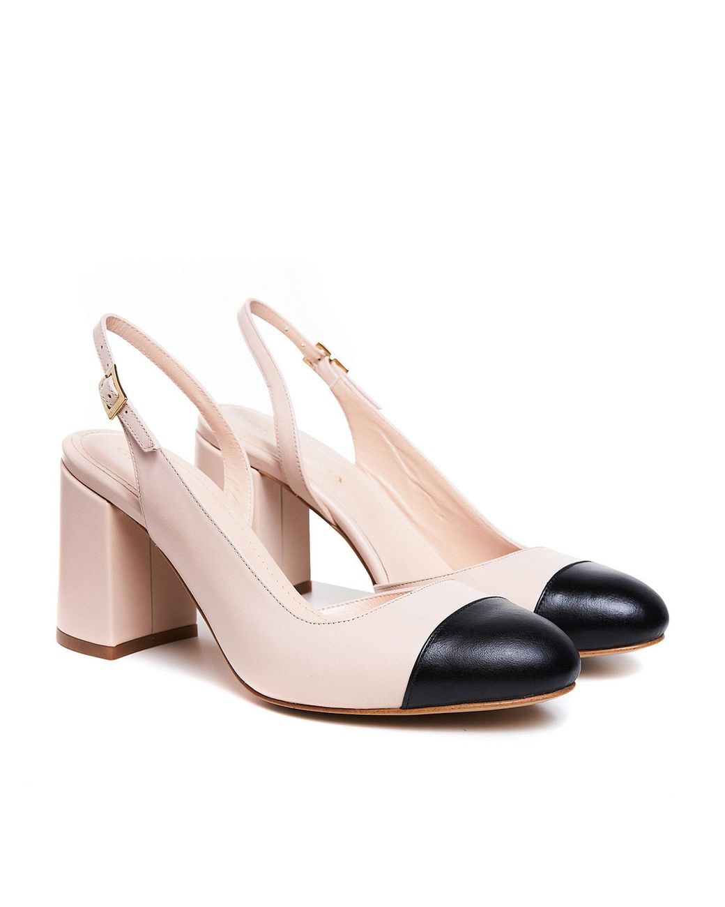 Ginissima Pink Neutrals Coco Slingback Shoes