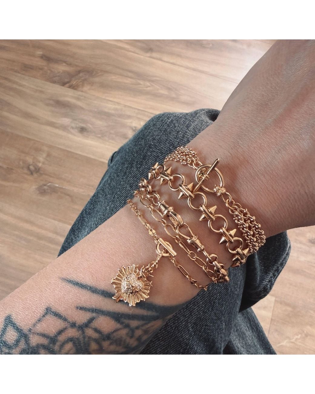 IN CAUDA VENENUM Metallic Hikari Bracelet