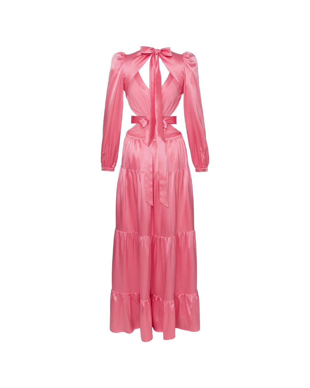Anse Victorin Pink Elly Silk Maxi Dress