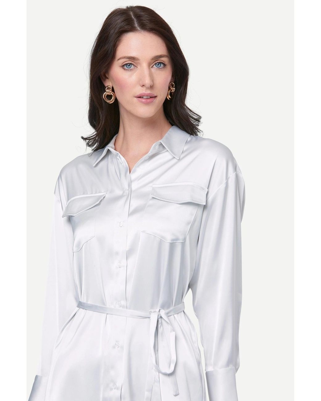 Zafur White Barron Blouse