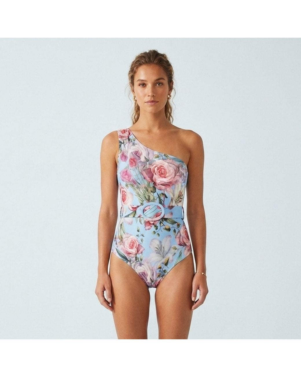 Nur Karaata Blue Bego Blu Swimsuit