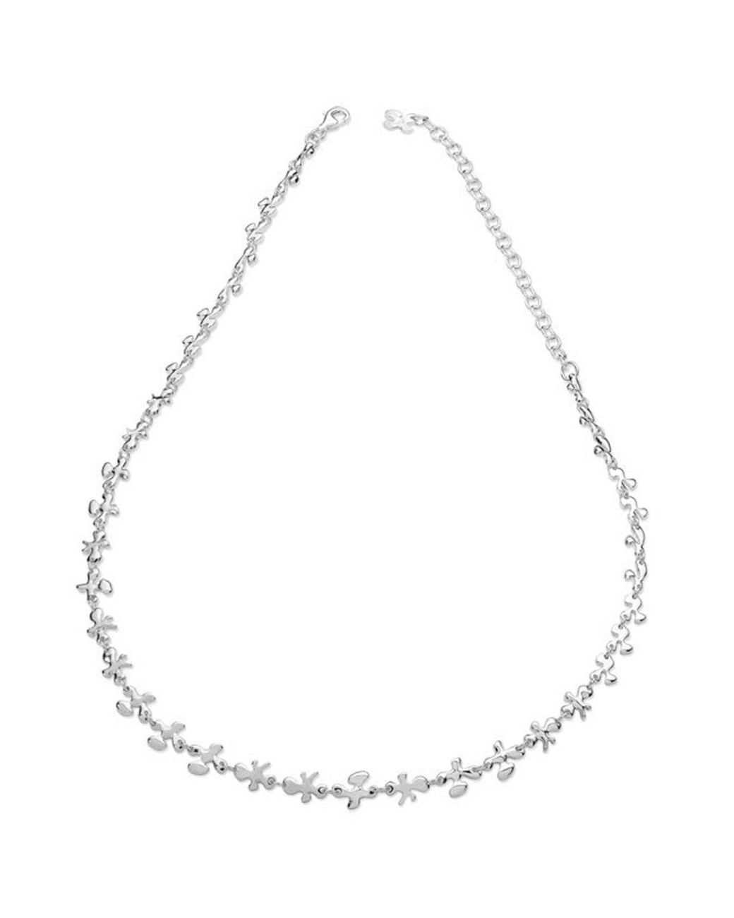 Lucy Quartermaine Metallic Fine Splash Necklace