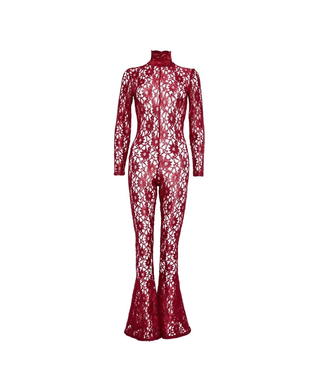 Sarah Regensburger Red Lace Queen Catsuit