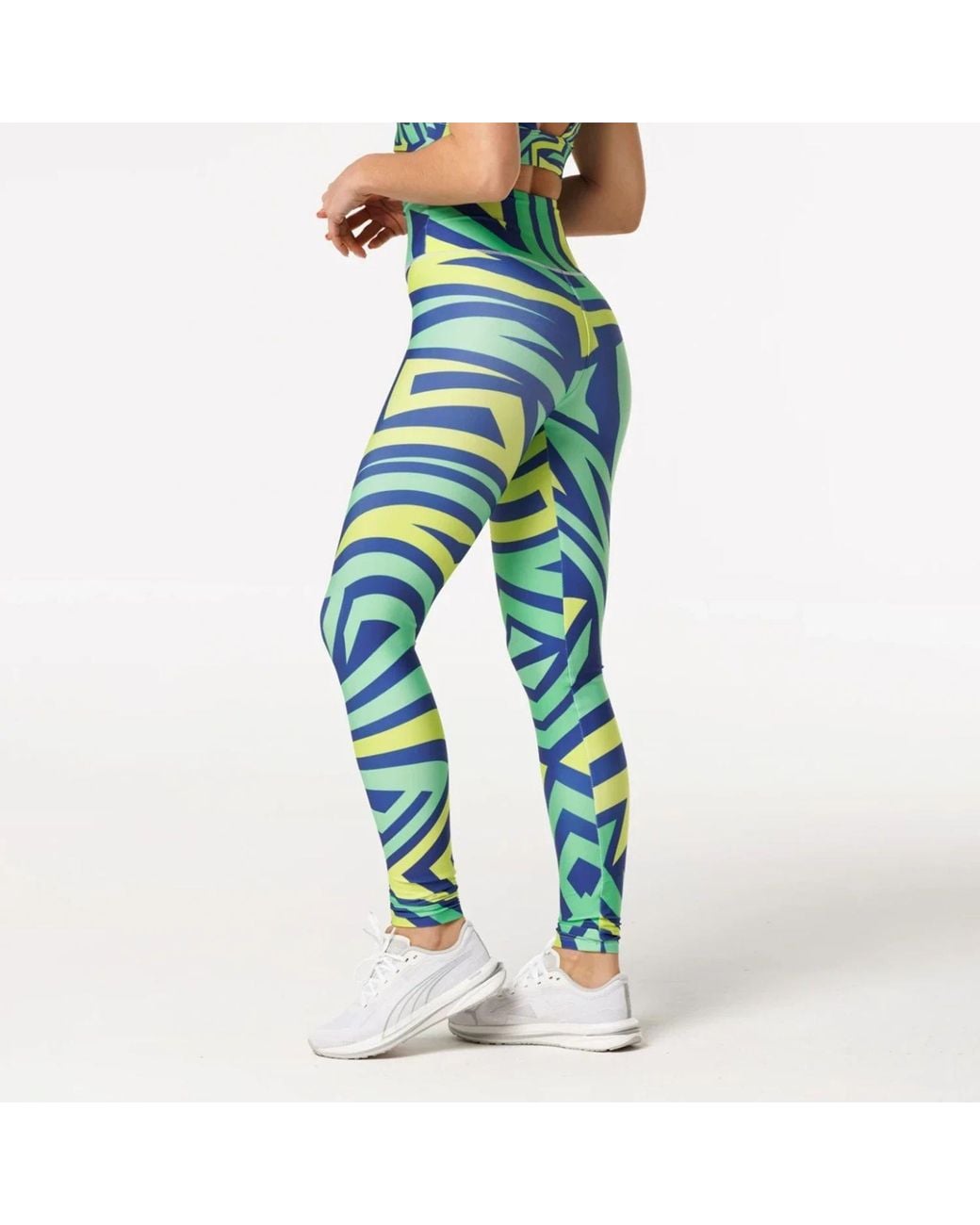 Aloha From Deer Blue Illusion Highwaist Leggings