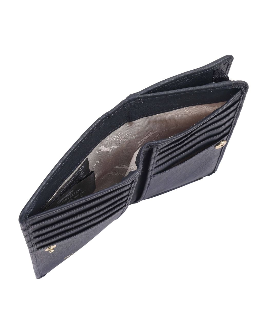 Paul Costelloe Blue Solidago Leather Purse