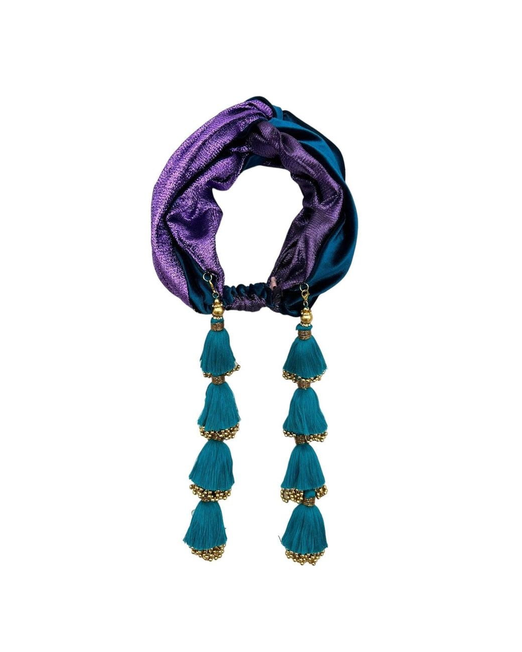 Julia Clancey Blue Snazzy Dorado Turban Twist
