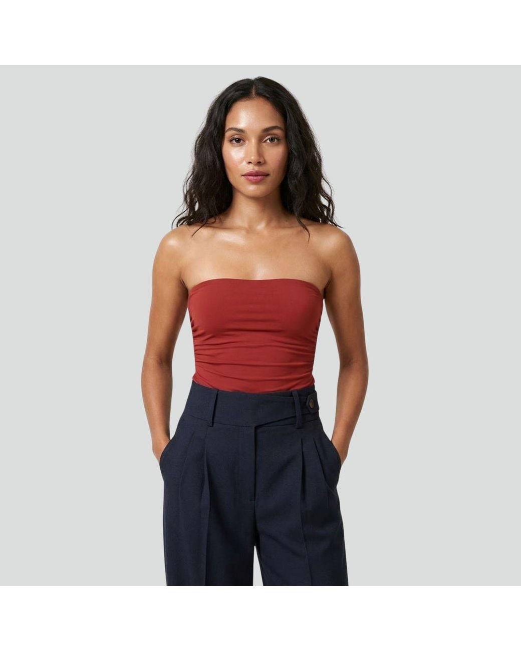 Rive & Rituel Red Josephine Bodysuit
