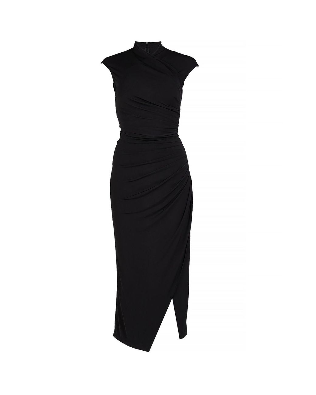 Herfetch Black Midi Kimono Dress