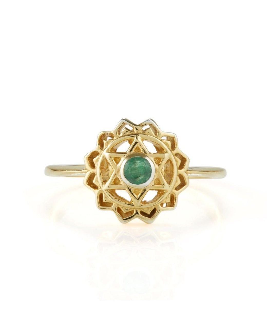Charlotte's Web Jewellery Metallic Heart Chakra Ring